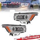 For 2017-2019 Gmc Acadia Pair Side Headlight Chrome Halogen W/ Led Drl Lh+rh New. Price: $242.10.