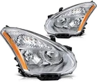 For Nissan Rogue 2008-2013 Chrome Housing Headlights Assembly Pair Headlamp New. Price: $82.29.
