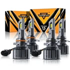 Auxbeam 9005 9006 Led Headlights 6500K High Low Super White Bright Canbus New. Price: $49.99.
