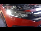 Passenger Right Headlight Japan Built Led Fits 18-19 Civic 2294832 Used. Price: $890.00.