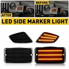 4PC Air Smoke Led Bumper Signal + Side Marker Light For 97-06 Jeep Wrangler Tj New. Price: $54.14.