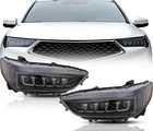 For Acura 2018-2020 Tlx Sedan Full Led Headlights Pair Set With Drl, Bulbs-black New. Price: $1980.62.