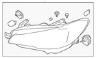 Genuine Subaru Headlamp Assembly 84002VA275 New. Price: $828.09.
