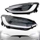 2X Led Headlight Assy Driver Passenger Side For 2022-2024 Tesla Model Plaid New. Price: $512.99.