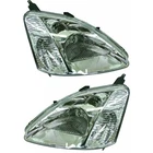 For Honda Civic Headlight 2002 2003 Driver And Passenger Side Pair Halogen New. Price: $197.97.