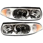 Driver And Passenger Side Headlight For Buick Lesabre 2000-2005 Halogen W/ Bulbs New. Price: $171.29.