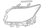 Genuine Lexus Headlight Assembly 81185-60P70 New. Price: $2523.23.