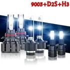 9005+D2S+H3 Led Hid Headlight High Low Beam Fog Bulbs 6000K White New. Price: $42.98.