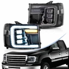 Vland Projector Headlights For Gmc Sierra 2007-2013 1500/2500HD/3500HD Full Led New. Price: $603.24.