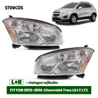 Halogen Headlight For 2013-2016 Chevrolet Trax Ls W/ Blub Driver+passenger Pair New. Price: $136.99.