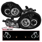 Black Projector Headlights Fits 2000-2002 Dodge Neon Led Halo Signal Lamps Pair New. Price: $157.49.