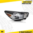 Headlight Lamp 92102-H9000 Halogen Passenger Right Side For 2018-2020 Kia Rio New. Price: $94.79.