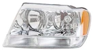 Headlight Lamp For 99-04 Jeep Grand Cherokee Limited/overland Driver Left New. Price: $70.00.