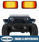 Hooke Road Front Turn Signal Lights Led Amber Drl For 1997-2006 Jeep Wrangler Tj New. Price: $21.73.