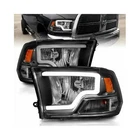 Anzo 111515 Crystal Headlight Set Black Housing Pair W/light Bar New. Price: $313.83.