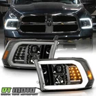 2009-2018 Dodge Ram 1500 Gun Metal Led Tube W/ Signal Dual Projector Headlights New. Price: $215.99.