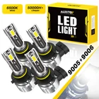 Auxito 9005 9006 Led Headlights Kit Combo Bulbs 6500K High Low Beam White Bright New. Price: $34.19.