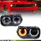 Set For 2015-2023 Dodge Challenger Halogen W/ Led Drl Projector Headlights Lh New. Price: $179.44.