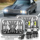 Pair 5X7" 7X6 Inch Rectangle Led Headlights 6000K Kit For Chevy Malibu 1978-1980 New. Price: $99.99.
