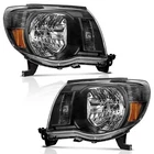 Pair Headlights Assembly For 2005-2011 Toyota Tacoma Black Headlamps Left+right New. Price: $77.89.