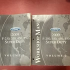 Ford 2009 F-250, 350, 450, 550 Super Duty Volume 1-2 Workshop Manual Used. Price: $115.00.