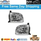 Trq New Headlight Assembly Set Fits 2001-2004 Toyota Sequoia Tundra. Price: $106.41.