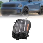 Driver Side Headlight Assembly For 2023-2024 Kia Telluride Full Led White Drl New. Price: $308.99.