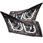 Black Clear Lens Projector Headlight Set Fits 2011-2015 Chevrolet Cruze New. Price: $668.95.