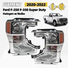 Halogen Headlight 2020 2021 2022 Ford F250 F350 Superduty W/bulb Left+right New. Price: $210.99.