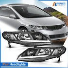 Pair/set Headlights Assembly W/ Leddrl For Honda Civic Sedan 4-DOOR 2006-2011 New. Price: $179.99.