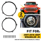 7'' Headlight Mounting Bracket Ring Trim Bezel For Jeep Wrangler Jk 2007 New. Price: $15.19.