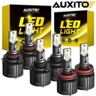 Auxito 9005 9006 H11 Led Headlight Bulbs High Low Beam Bright White 6500K 6PCS New. Price: $18.99.