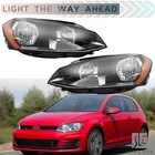 For Volkswagen Golf 2015-2017 Headlight Black Housing Clear Lens Right+left Side New. Price: $127.85.