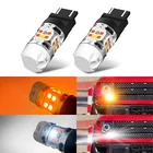 Lasfit Led Front Turn Signal Switchback Light 3157 3457 Amber White New. Price: $59.99.