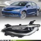 For 2015-2017 Chrysler 200 Halogen Headlight W/ Led Drl Driver Left Chrome Trim New. Price: $89.90.