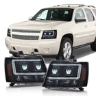 Fit For 07-14 Chevy Avalanche Tahoe Suburban Led Projector Headlights Black New. Price: $199.30.