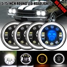 4PCS Black Rgb 3/4" 5.75" Round Led Headlights Headlamps Hi/lo Drl Turn Signal New. Price: $84.49.