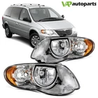 Fits Chrysler Town & Country 3.3L 3.8L 2005-2007 Headlights Assembly Set Pair New. Price: $92.99.