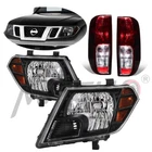 Fits 2009-2021 Nissan Frontier Black Headlights +smoke Red Tail Lamps 4PCS 09-21 New. Price: $156.89.