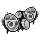 For Mercedes-benz E320 00-02 Driver & Passenger Side Chrome Projector Headlights New. Price: $418.99.