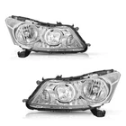 Clear Corner Lamps L+r For 2008-2012 Honda Accord 4-DOOR Sedan Chrome Headlights Used. Price: $40.00.