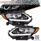 For 2014 2015 2016 Nissan Rogue Headlight Halogen Chrome Clear Left+right Side New. Price: $97.67.