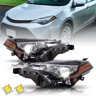 For 2017- 2019 Toyota Corolla Ce Headlight Assembly Led Passenger Driver Pair New. Price: $113.01.