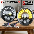 Pair 7" Led Headlights Drl Angel Eyes For Buick Skylark Century 1973-1979 New. Price: $59.99.