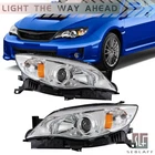 Headlights For Subaru Impreza 2008-2011 Headlamps Chrome Housing Left+right Side New. Price: $125.09.