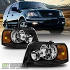 2003 2004 2005 2006 Ford Expedition Black Headlights Headlamps Pair Left+right New. Price: $72.99.