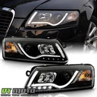 Black 2005-2008 Audi A6 S6 C6 Led Tube Drl Running Lamps Projector Headlights New. Price: $298.99.
