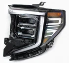 Oem Left Driver Side Led Headlamp For Gmc Sierra Denali, Slt 85604119 Chrome Used. Price: $750.00.