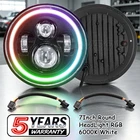Pair Inch Led Headlights Round Hi Lo Lamp For Chevrolet C50 C60 1964-1975 New. Price: $59.99.