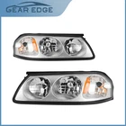 Chrome Housing Headlights For 2000-2005 Chevy Impala Amber Headlamps Left+right New. Price: $105.28.